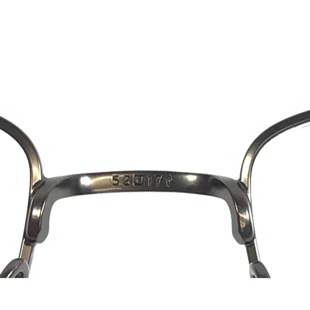 Nike Eyeglasses Frames 8205 082 Dark Gray Rectangle Wire Rim 52-17-140